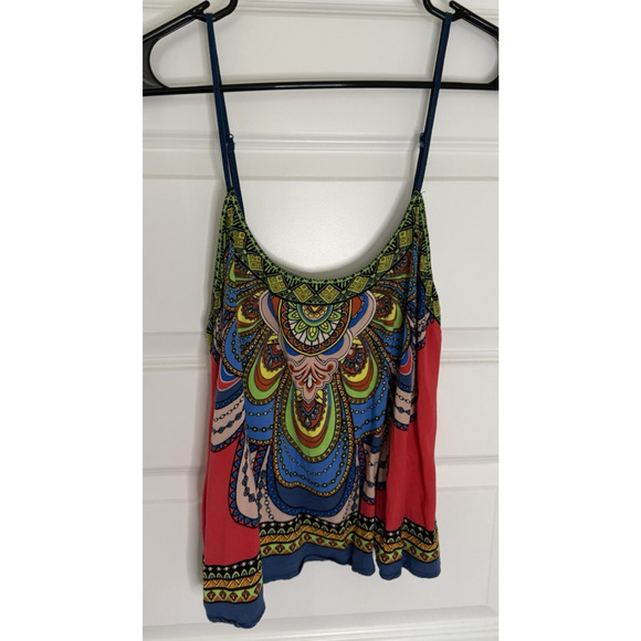 Flying Tomato Tops - FLYING TOMATOE Colorful Bright Summer CroppedTank Women's Size L